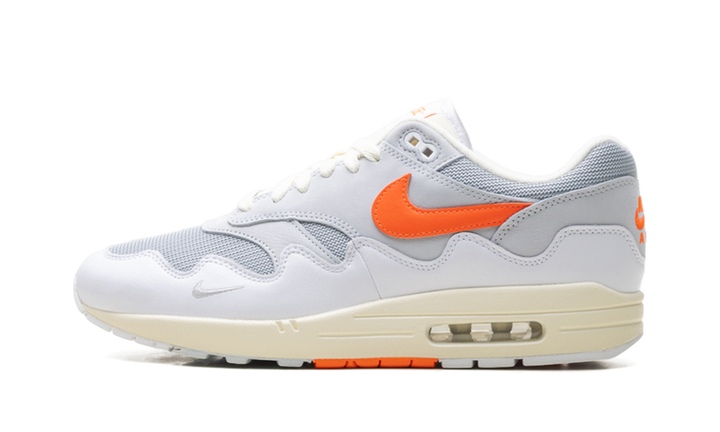 NIKE AIR MAX 1 PATTA WAVES WHITE HYPER CRIMSON