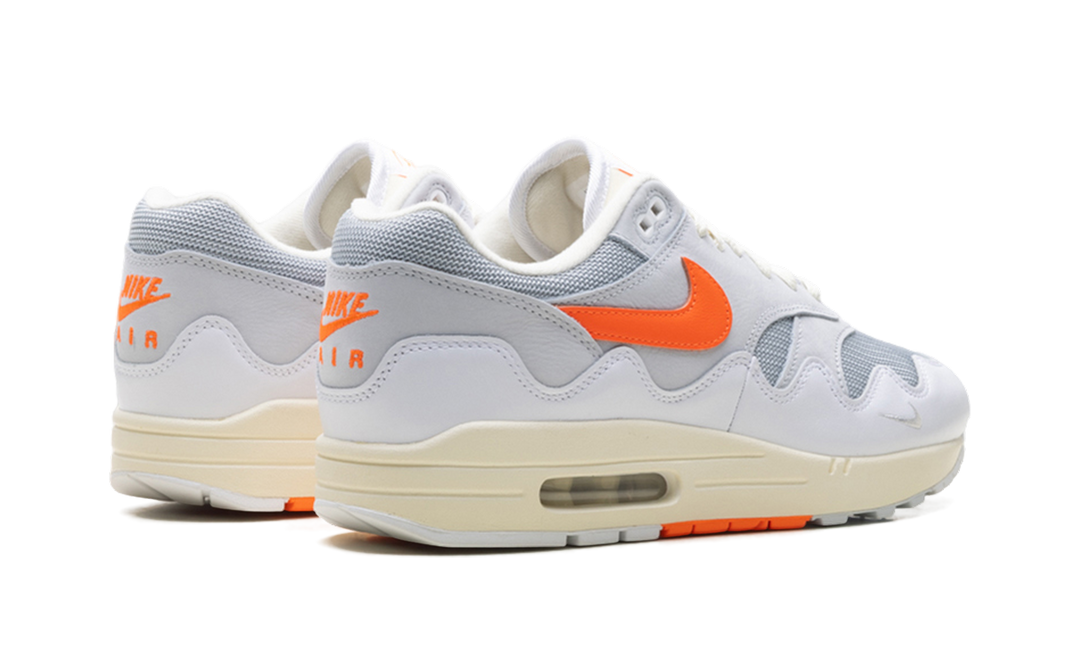 NIKE AIR MAX 1 PATTA WAVES WHITE HYPER CRIMSON