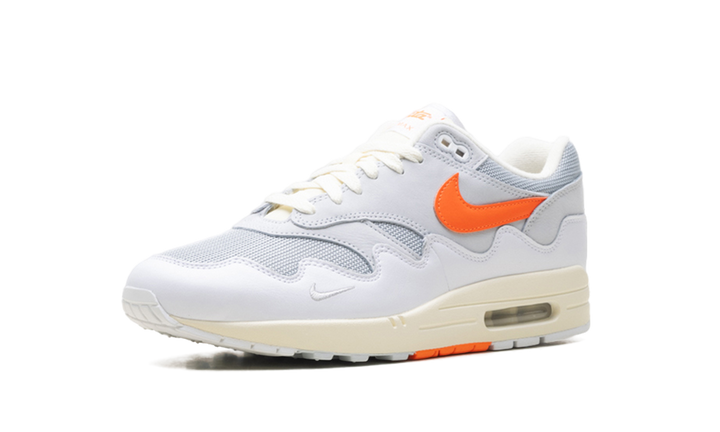 NIKE AIR MAX 1 PATTA WAVES WHITE HYPER CRIMSON