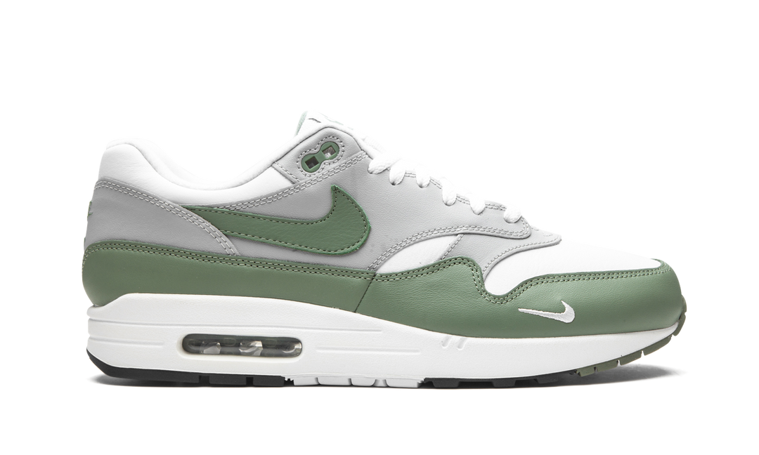 NIKE AIR MAX 1 PREMIUM WHITE SPIRAL SAGE WOMENS