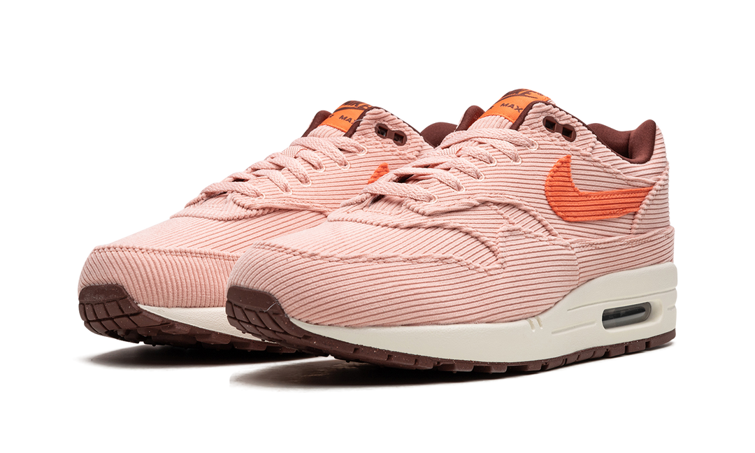 NIKE AIR MAX 1 PRM CORAL STARDUST CORDUROY