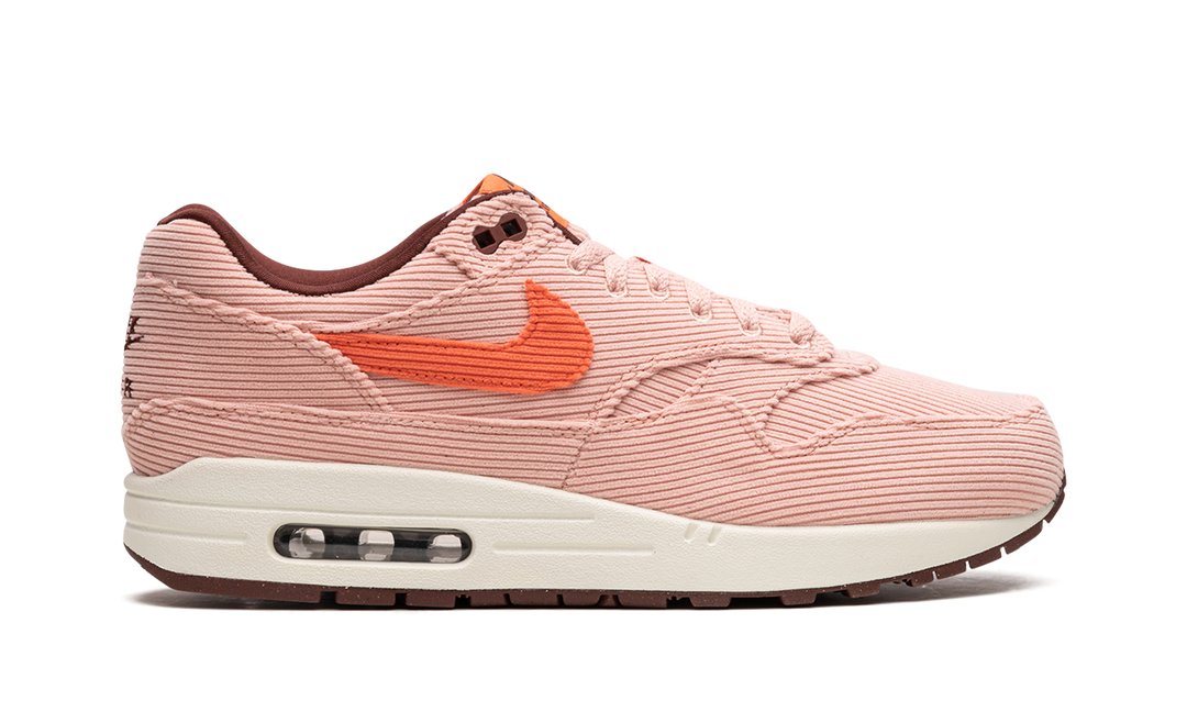 NIKE AIR MAX 1 PRM CORAL STARDUST CORDUROY