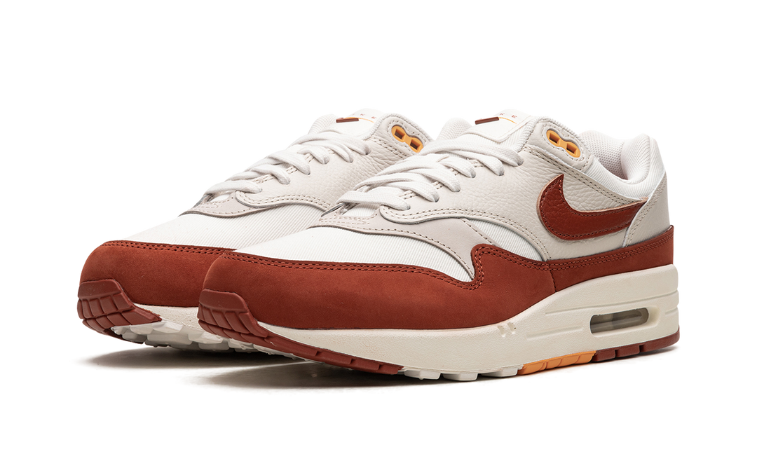 NIKE AIR MAX 1 RUGGED ORANGE WOMENS