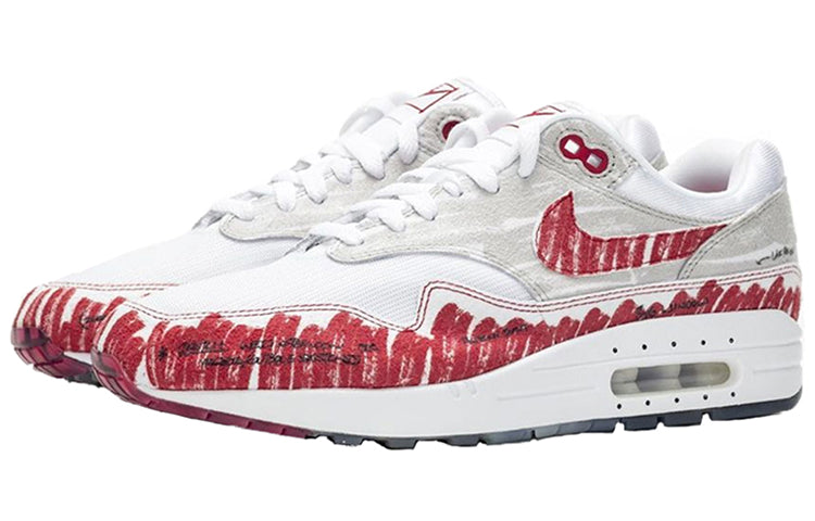 NIKE AIR MAX 1 SKETCH UNIVERSITY RED