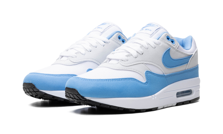 NIKE AIR MAX 1 WHITE UNIVERSITY BLUE