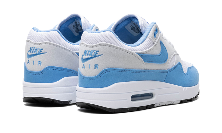 NIKE AIR MAX 1 WHITE UNIVERSITY BLUE