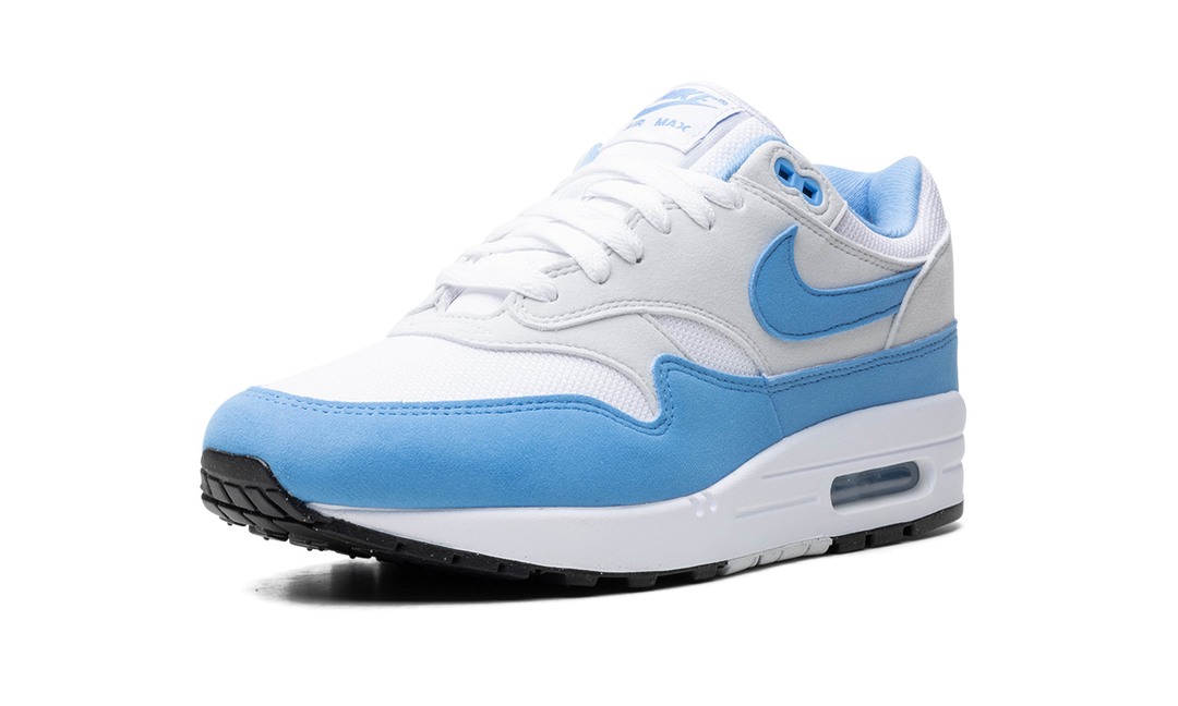 NIKE AIR MAX 1 WHITE UNIVERSITY BLUE