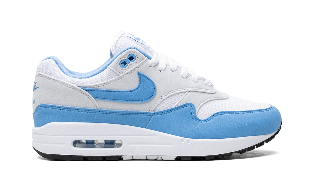 NIKE AIR MAX 1 WHITE UNIVERSITY BLUE