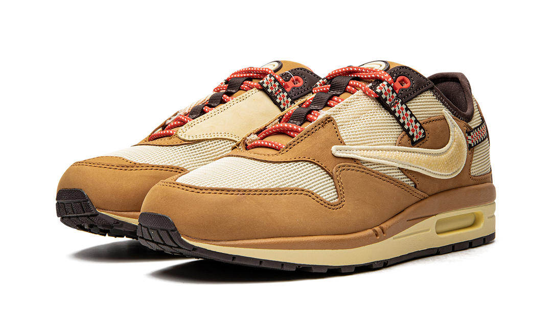 NIKE AIR MAX 1 X TRAVIS SCOTT CACTUS JACK WHEAT LEMON DROP