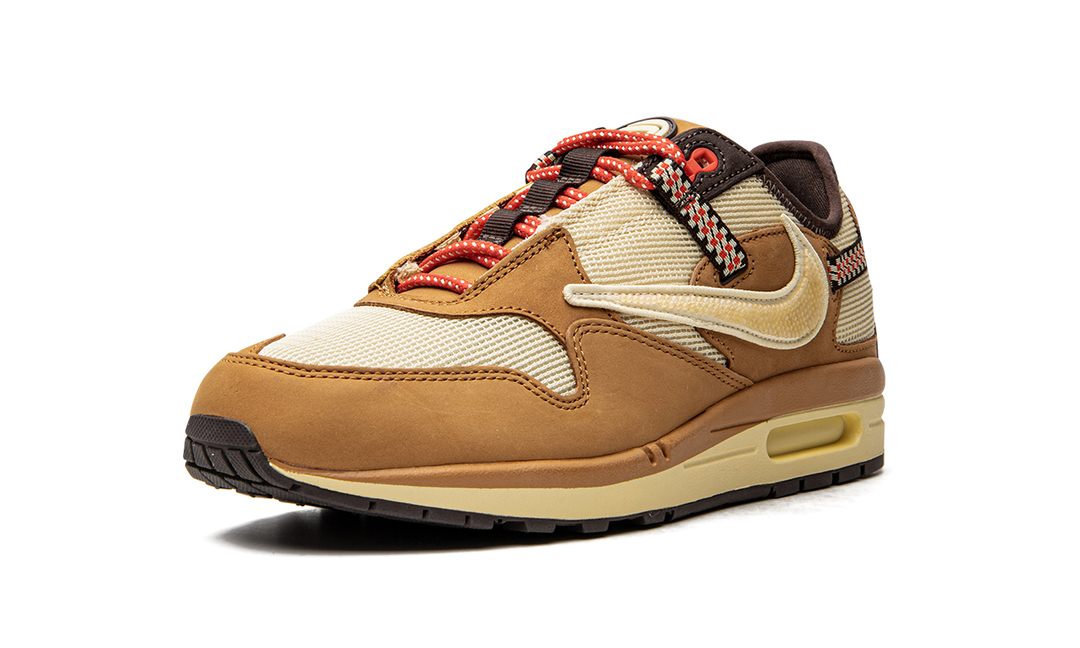 NIKE AIR MAX 1 X TRAVIS SCOTT CACTUS JACK WHEAT LEMON DROP