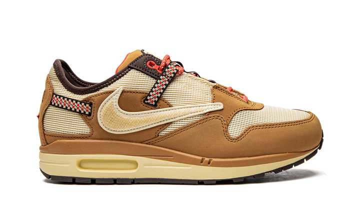 NIKE AIR MAX 1 X TRAVIS SCOTT CACTUS JACK WHEAT LEMON DROP