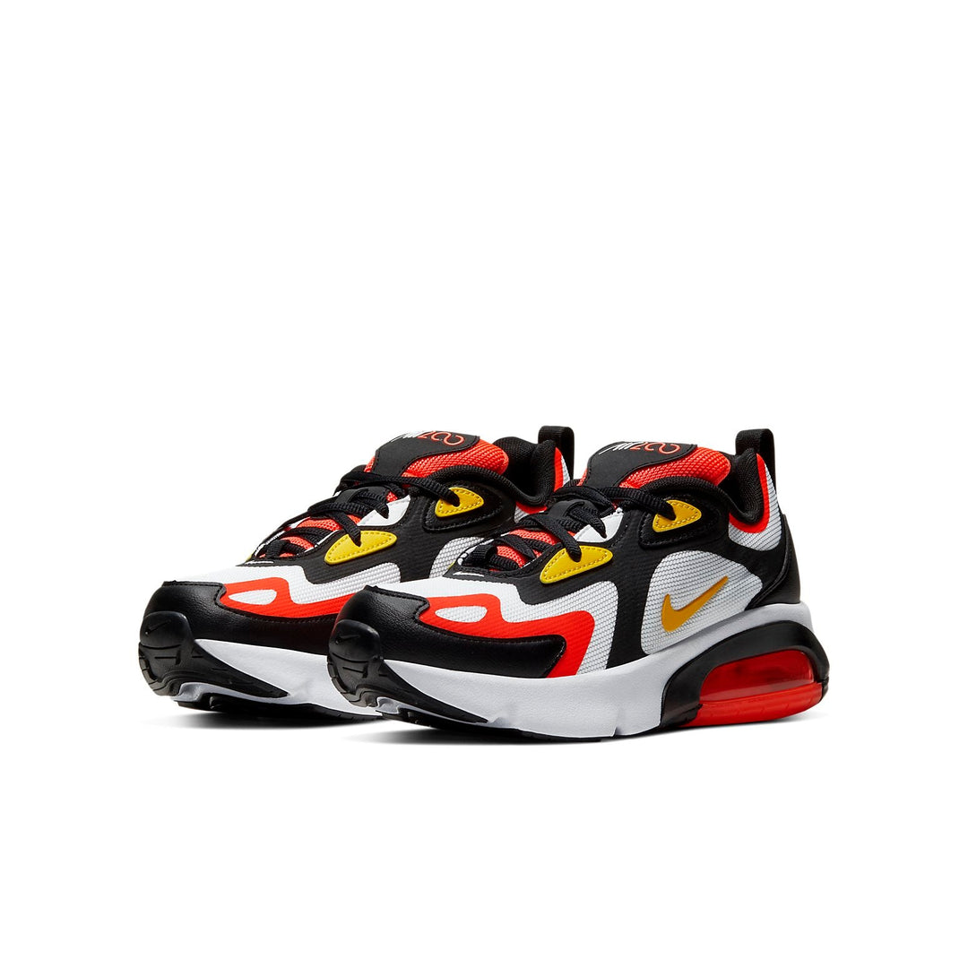 NIKE AIR MAX 200 BLACK BRIGHT CRIMSON GS