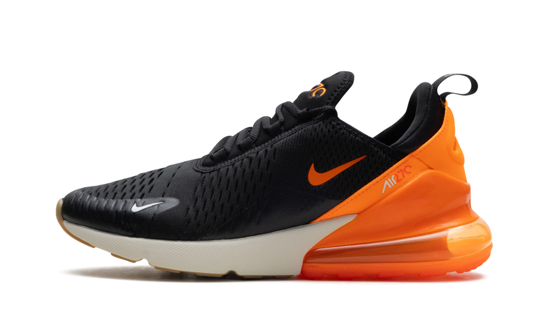 NIKE AIR MAX 270 BLACK PHANTOM TOTAL ORANGE