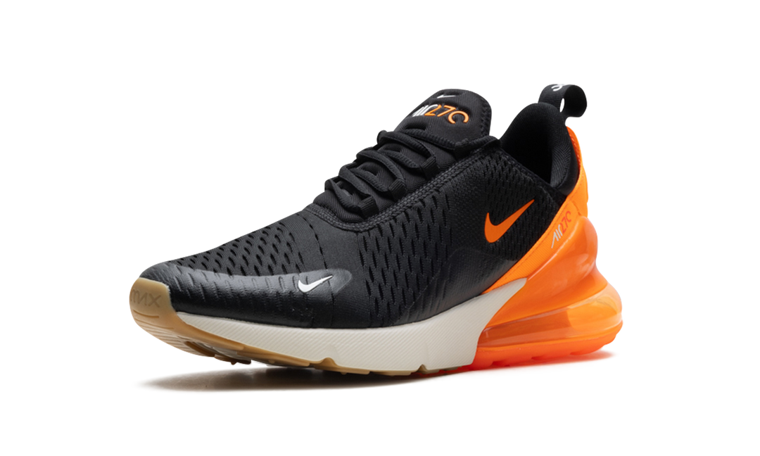 NIKE AIR MAX 270 BLACK PHANTOM TOTAL ORANGE