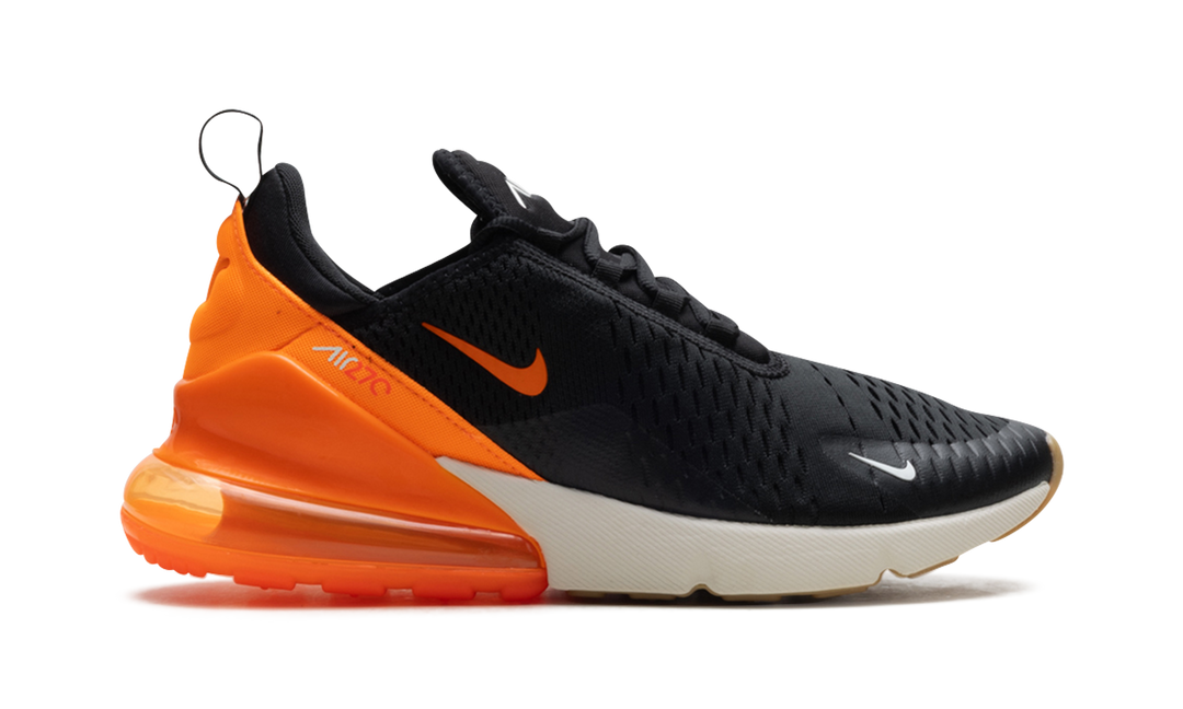 NIKE AIR MAX 270 BLACK PHANTOM TOTAL ORANGE