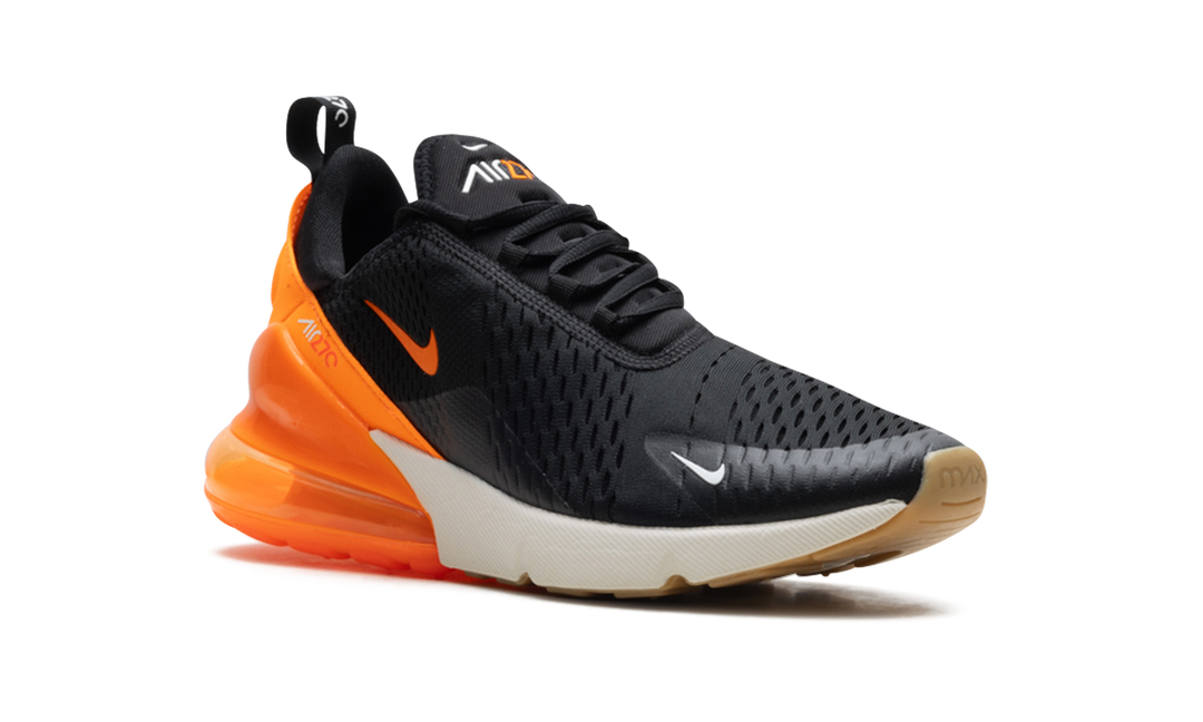 NIKE AIR MAX 270 BLACK PHANTOM TOTAL ORANGE
