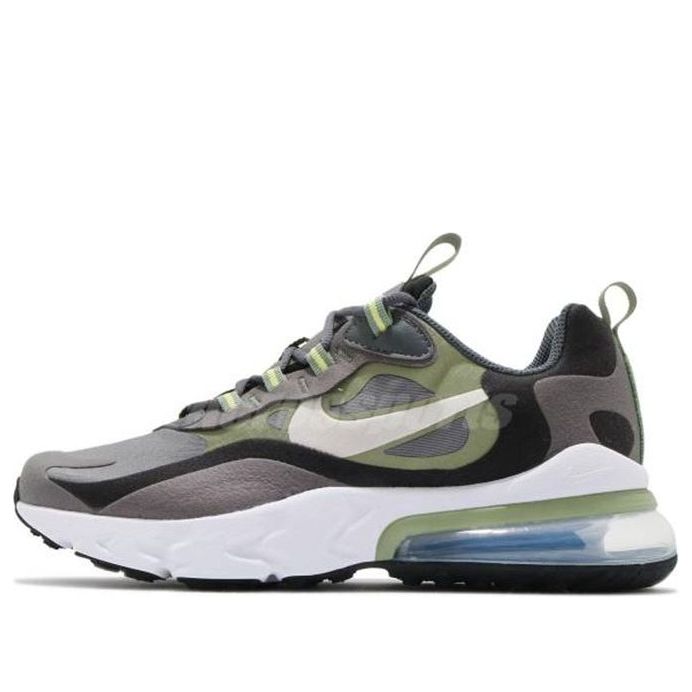 NIKE AIR MAX 270 REACT IRON GREY GREEN GS