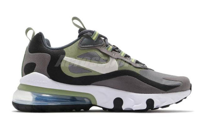 NIKE AIR MAX 270 REACT IRON GREY GREEN GS