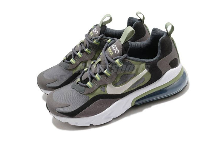 NIKE AIR MAX 270 REACT IRON GREY GREEN GS