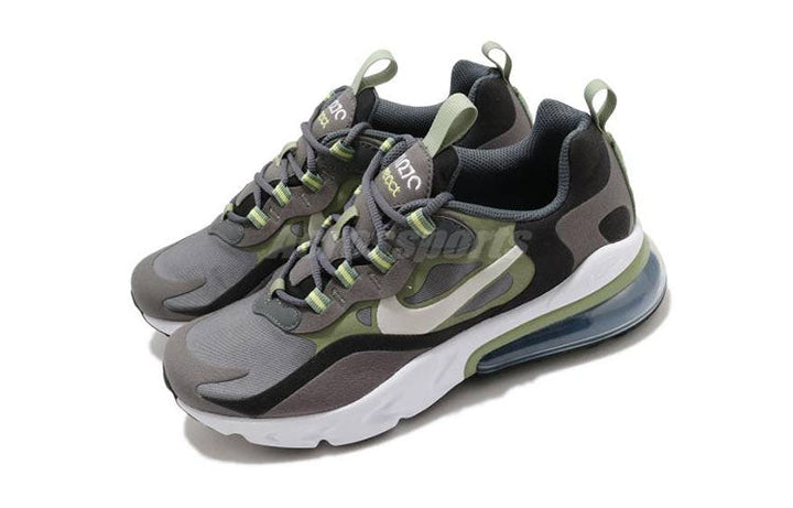 NIKE AIR MAX 270 REACT IRON GREY GREEN GS