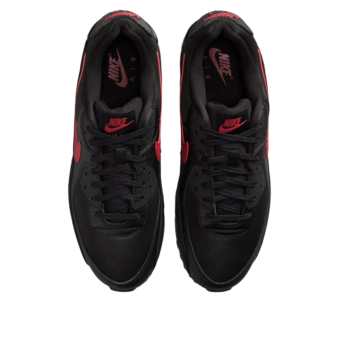 NIKE AIR MAX 90 BLACK TOUGH RED
