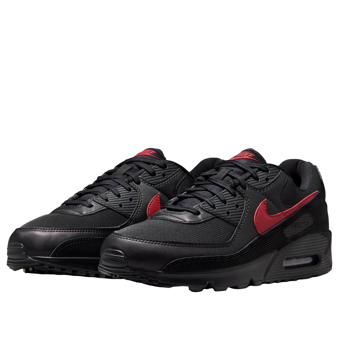 NIKE AIR MAX 90 BLACK TOUGH RED