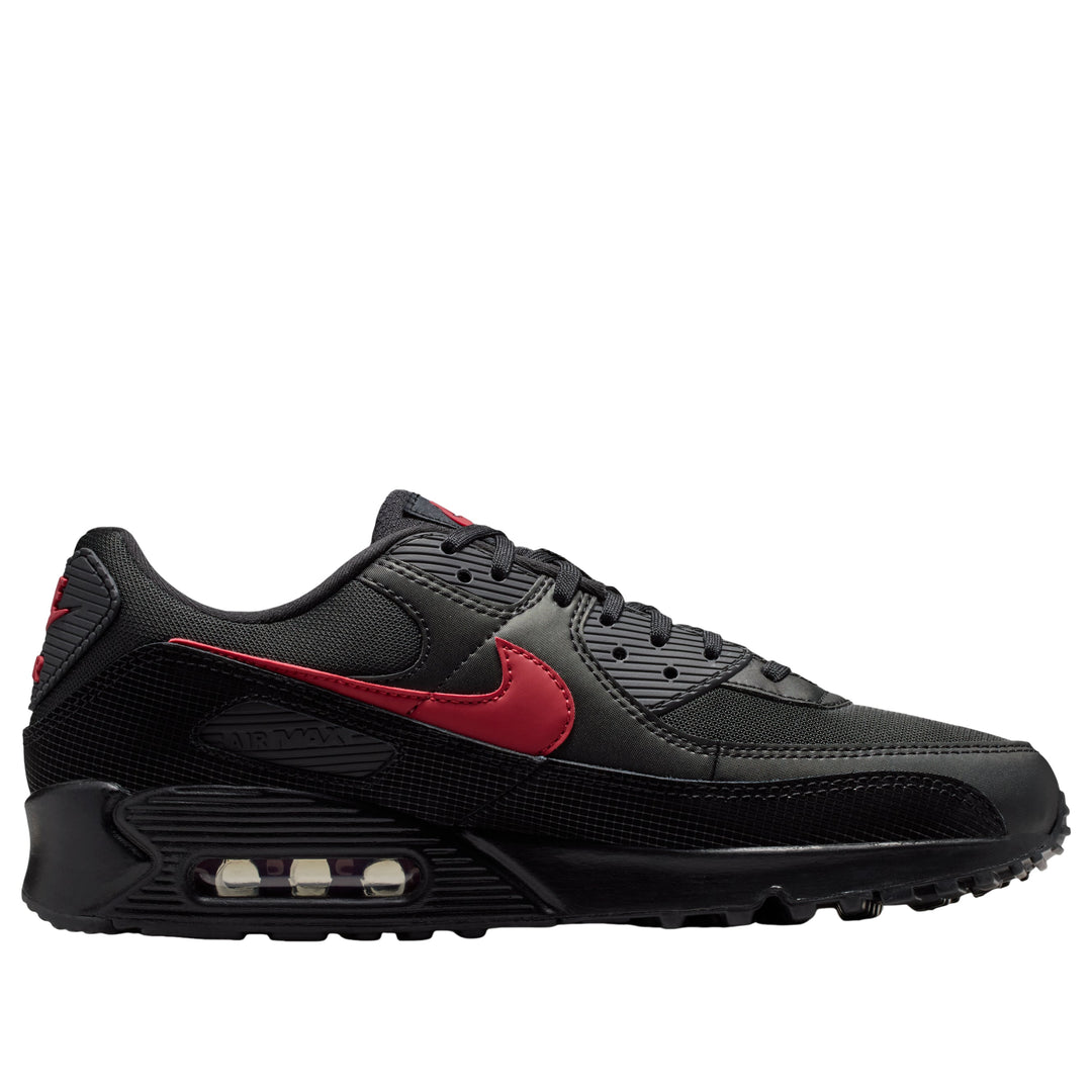 NIKE AIR MAX 90 BLACK TOUGH RED