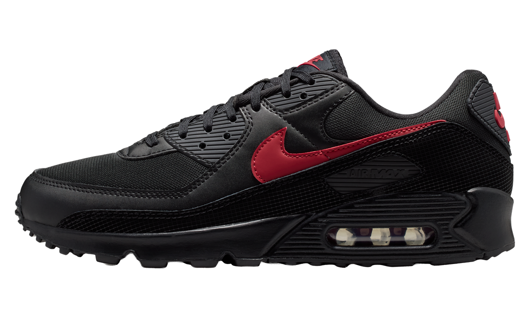 NIKE AIR MAX 90 BLACK TOUGH RED