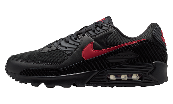 NIKE AIR MAX 90 BLACK TOUGH RED