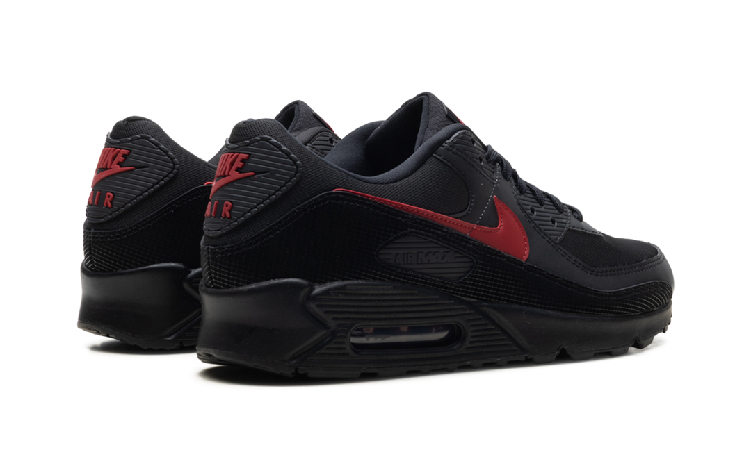 NIKE AIR MAX 90 BLACK TOUGH RED