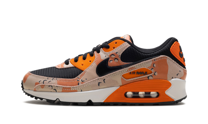 NIKE AIR MAX 90 CAMO PACK BIO BEIGE SAFETY ORANGE