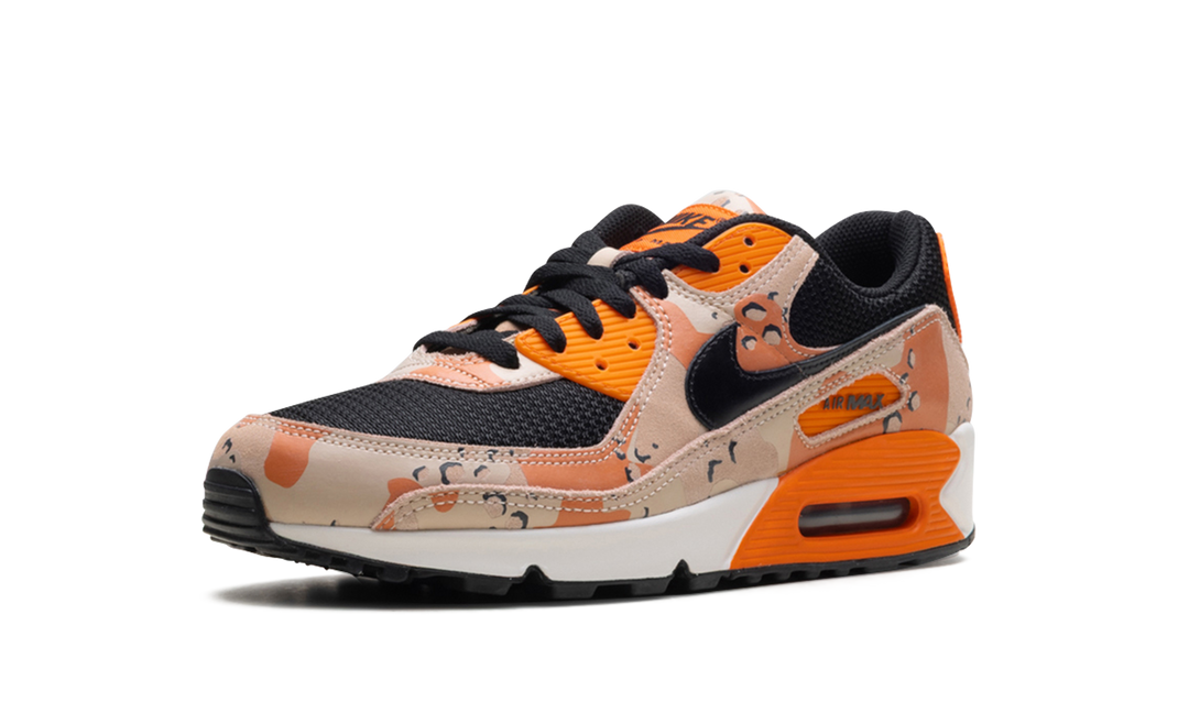 NIKE AIR MAX 90 CAMO PACK BIO BEIGE SAFETY ORANGE