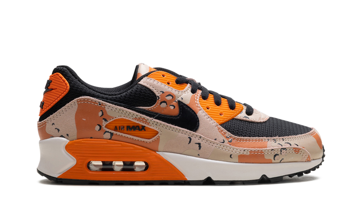 NIKE AIR MAX 90 CAMO PACK BIO BEIGE SAFETY ORANGE