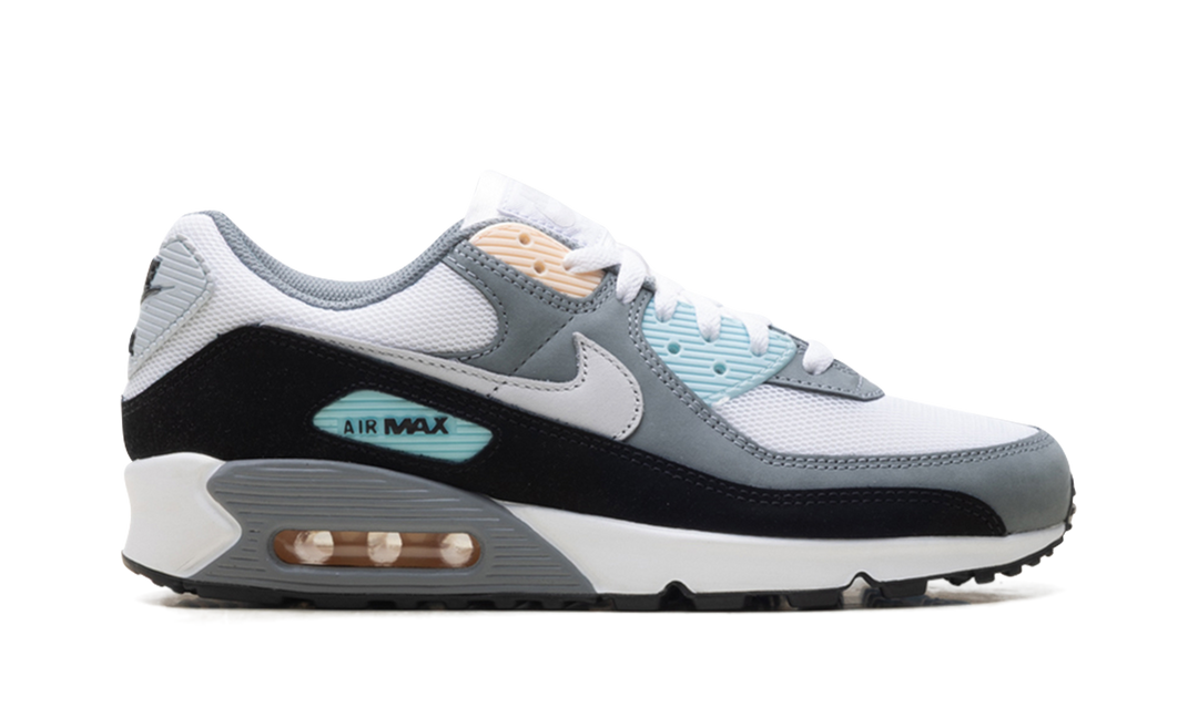NIKE AIR MAX 90 COOL GREY PURE PLATINUM BLACK