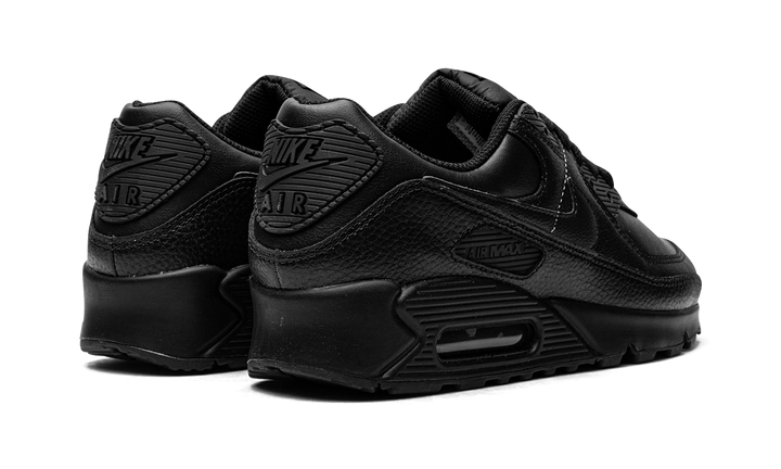 NIKE AIR MAX 90 LEATHER TRIPLE BLACK