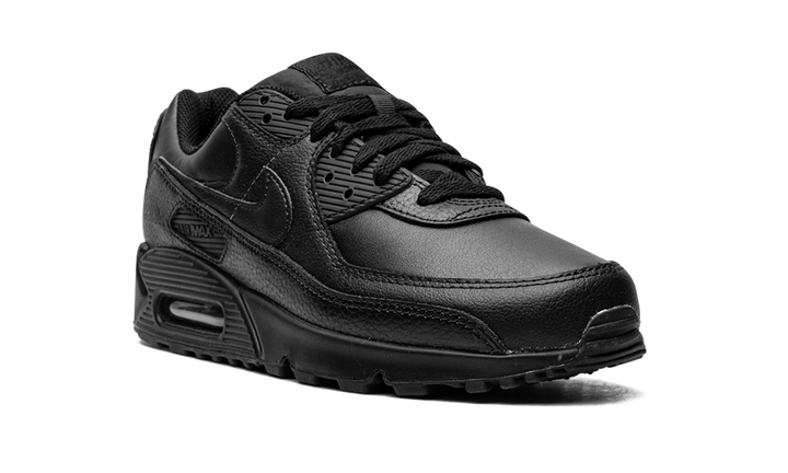 NIKE AIR MAX 90 LEATHER TRIPLE BLACK