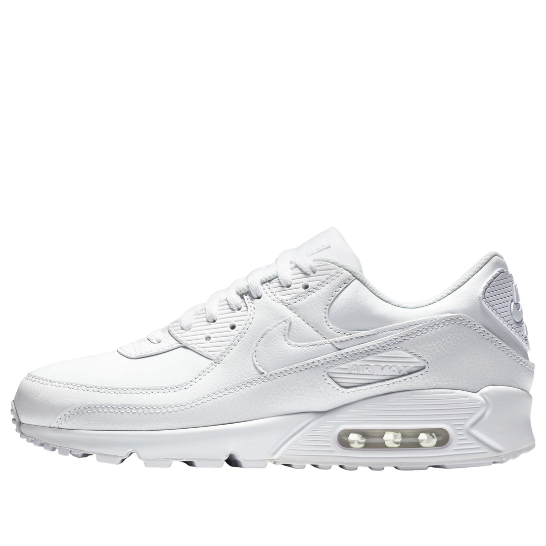 NIKE AIR MAX 90 LEATHER TRIPLE WHITE
