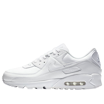 NIKE AIR MAX 90 LEATHER TRIPLE WHITE — Stock