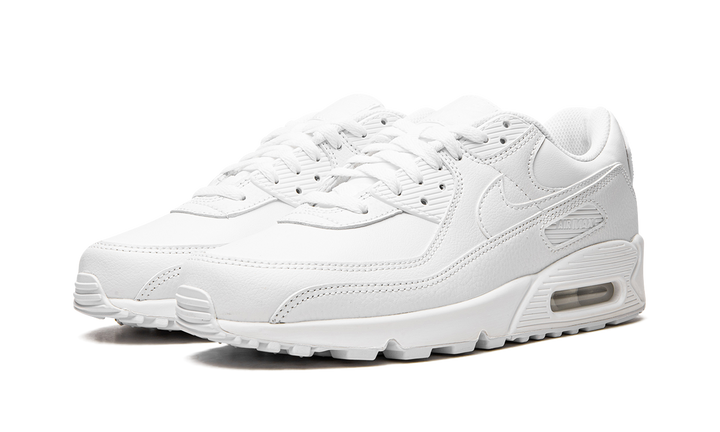 NIKE AIR MAX 90 LEATHER TRIPLE WHITE
