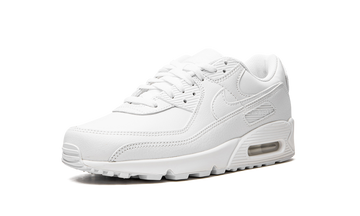 NIKE AIR MAX 90 LEATHER TRIPLE WHITE — Stock