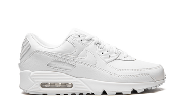 NIKE AIR MAX 90 LEATHER TRIPLE WHITE — Stock
