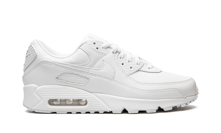 NIKE AIR MAX 90 LEATHER TRIPLE WHITE