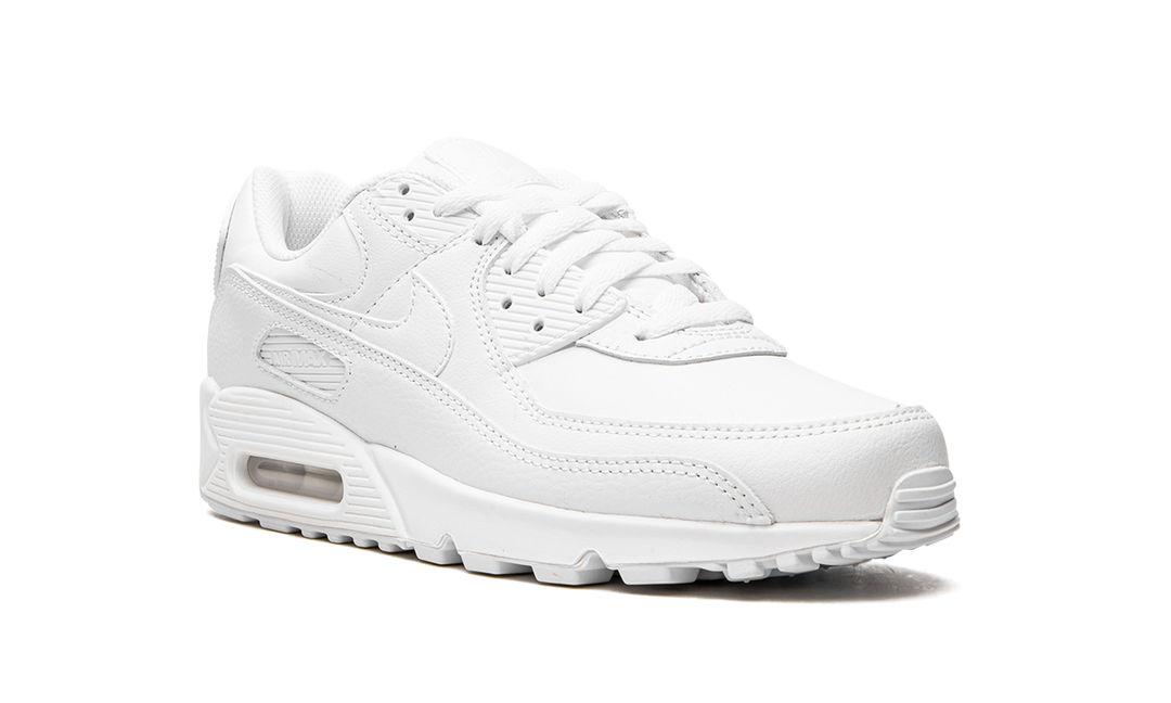 NIKE AIR MAX 90 LEATHER TRIPLE WHITE
