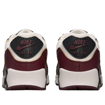 NIKE AIR MAX 90 LEOPARD BURGUNDY (WOMEN'S) — Stock