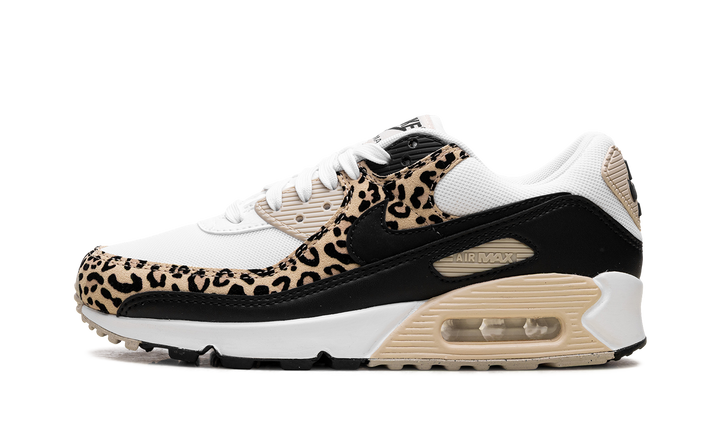 NIKE AIR MAX 90 LEOPARD SANDDRIFT BLACK (WOMEN&