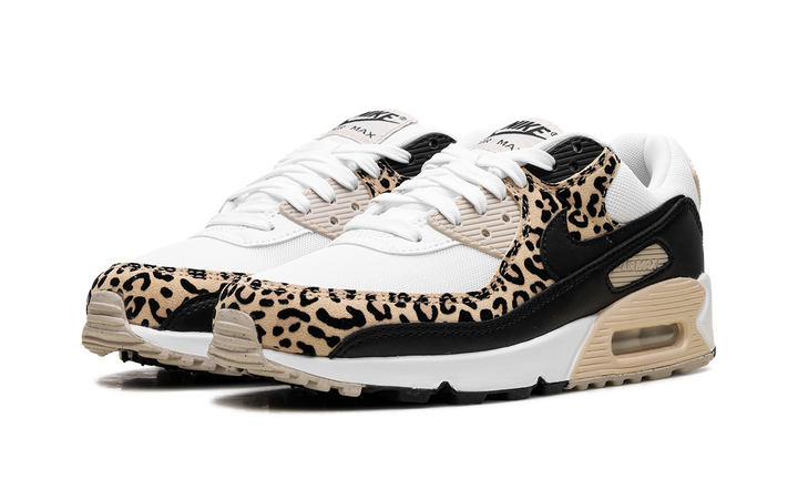 NIKE AIR MAX 90 LEOPARD SANDDRIFT BLACK (WOMEN&