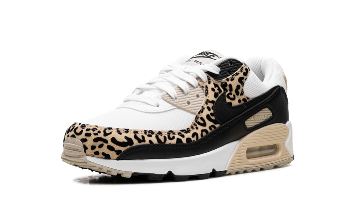 NIKE AIR MAX 90 LEOPARD SANDDRIFT BLACK (WOMEN&