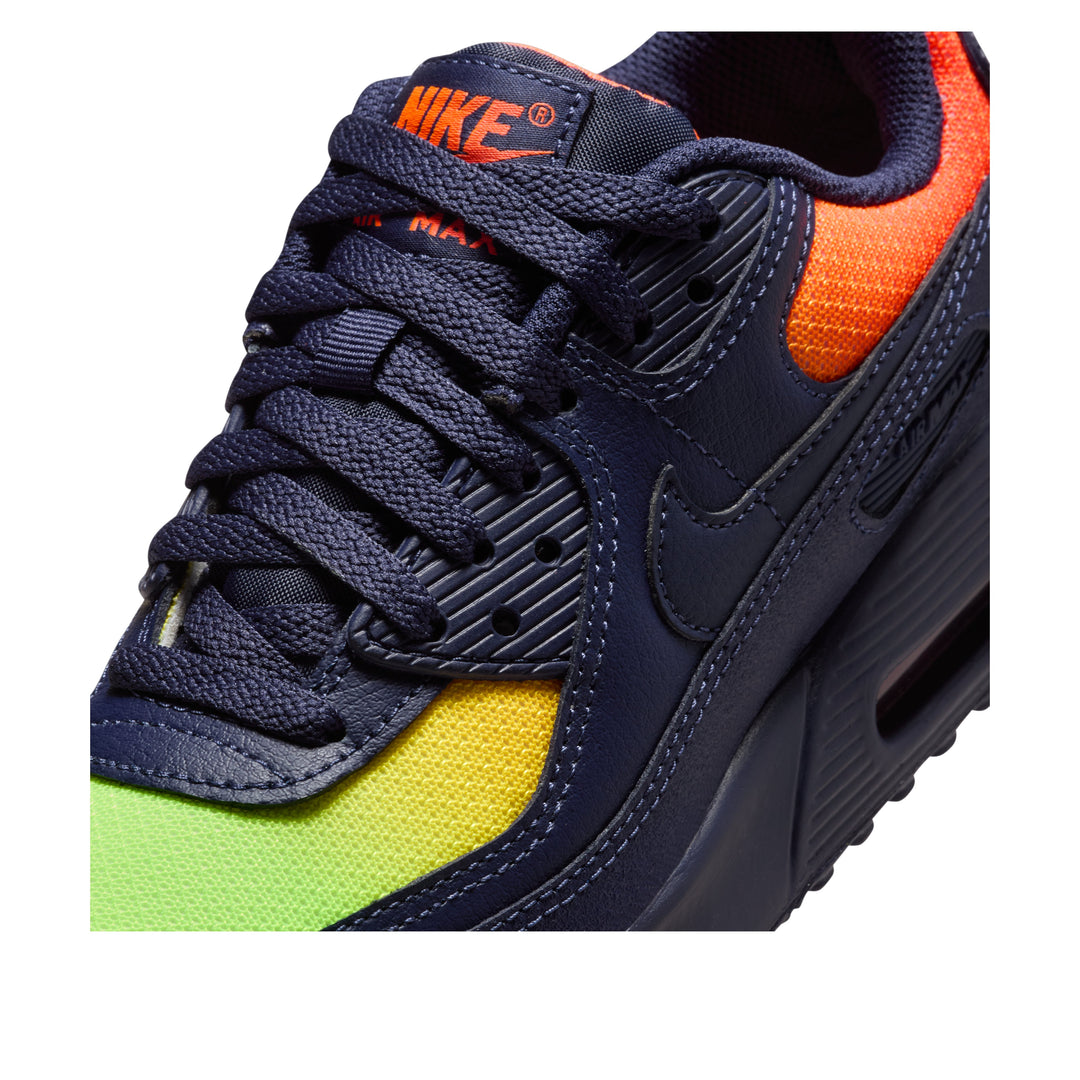 NIKE AIR MAX 90 LTR LEMON VENOM BLACKENED BLUE GS