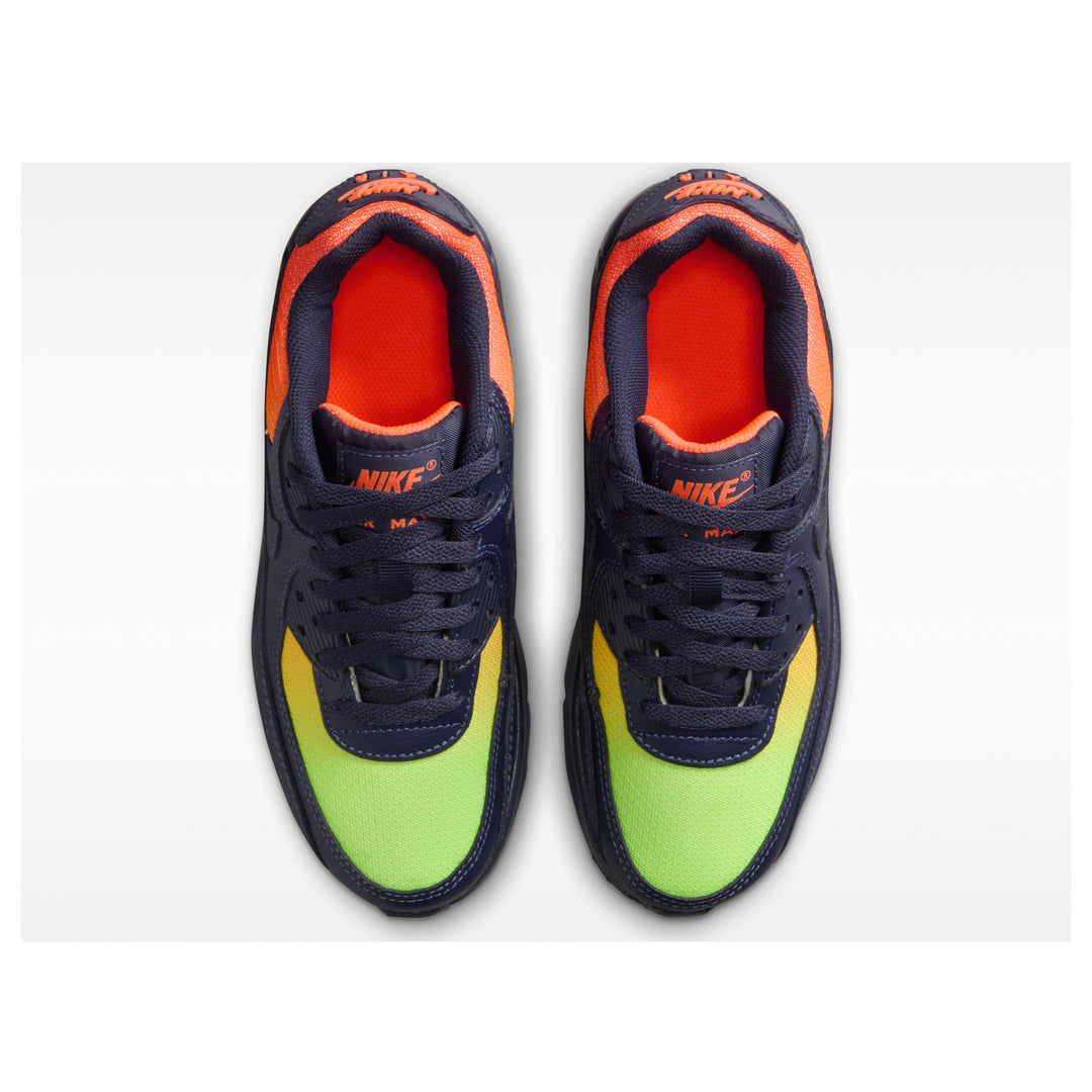NIKE AIR MAX 90 LTR LEMON VENOM BLACKENED BLUE GS