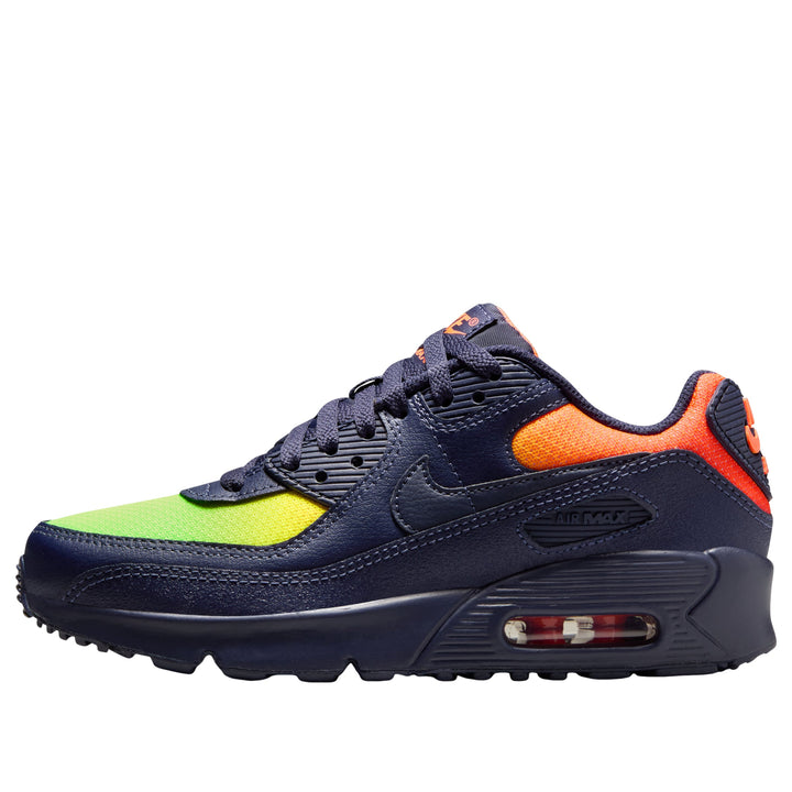 NIKE AIR MAX 90 LTR LEMON VENOM BLACKENED BLUE GS